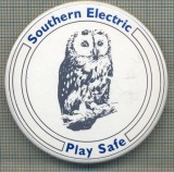 1922 INSIGNA - SOUTHERN ELECTRIC - PLAY SAFE - REGATUL UNIT AL MARII BRITANII -starea care se vede