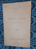 Mihail UTA - AUGUSTE COMTE SI ESTETICA (prima editie - cu autograf, 1929)