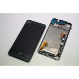 Display Htc One M7 negru touchscreen lcd rama