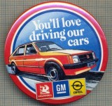 1914 INSIGNA - YOU&#039;LL LOVE DRIVING OUR CARS - VAUXHALL - GM - OPEL - (MAREA BRITANIE) - TEMATICA AUTOMOBILISTICA -starea care se vede