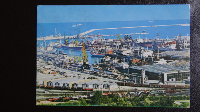 Vedere/Carte postala - RPR - Constanta - Vedere din port