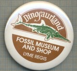 1926 INSIGNA - DINOSAUR LAND - FOSSIL MUSEUM AND SHOP - LYME REGIS - REGATUL UNIT AL MARII BRITANII -starea care se vede