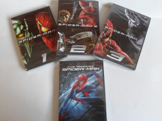 Pachet 4 filme MARVEL: THE AMAZING SPIDER-MAN; SPIDER-MAN 1; 2; 3 (Nou,Sigilat) foto