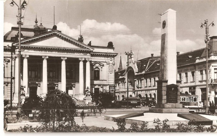 CPI (B5070) ORADEA. TEATRUL DE STAT, EDITURA MERIDIANE&quot;, CIRCULATA, 9.12.1962, BICICLETA, BICICLIST