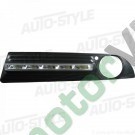 Set grile personalizate pentru bara fata cu lumini de zi LED ( DRL ) incluse BMW 5-Serie E60 03-07 - motorVIP foto