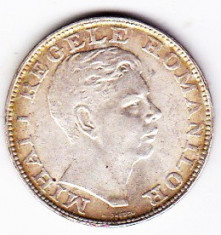 13) 200 lei 1942, argint 6 grame,0.835,necuratata cu patina XF/a.UNC foto