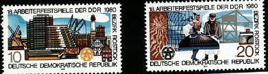 Germania DDR 1980 - cat.nr.2175-6 neuzat,perfecta stare