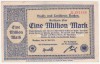 (7) BANCNOTA (NOTGELD) - GERMANIA - AACHEN - 1.000.000 MARK 1923 (20 IULIE 1923)