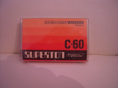 Vand caseta audio Superton C 60,originala,raritate! foto