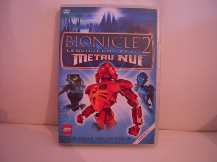 Vand dvd desene Bionicle 2-Metru Nui - Legenderna Fran,sistem zona 2,original