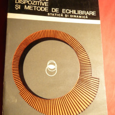T.Radu si D.Brebenel -Masini , Dispozitive si Metode de Echilibrare Statica si Dinamica -1967 Ed.Tehnica