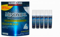 -50 % Minoxidil 5% Kirkland Spuma/Foam original SUA tratament 1 luna foto