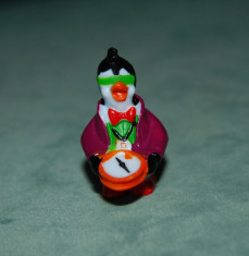 Figurina jucarie, Pinguin cu busola, 3 cm , plastic, colectie, decor foto
