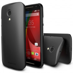 Husa Ringke SLIM NEGRU Motorola MOTO G 2nd gen 2014+BONUS folie Ringke Invisible Defender Screen Protector foto