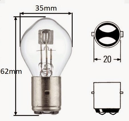 Bec / Lumini ( para ) far Moto Scuter Peugeot Elyseo ( 2 faze / 12v - 35W/35W ) Bec / Lumini ( para ) far Moto Scuter Peugeot Elyseo ( 2 faze / 12v - 35W/35W )