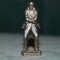 Jucarie figurina ou kinder surprise, soldat de metal, pistolar, Wild Bill, 4 cm, colectie, decor,
