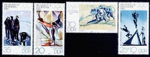 B1200 - Germania DDR 1980 - cat.nr.2141-4 neuzat,perfecta stare