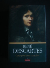 RENE DESCARTES - CORESPONDENTA COMPLETA volumul 1 {2014, stare impecabila} foto