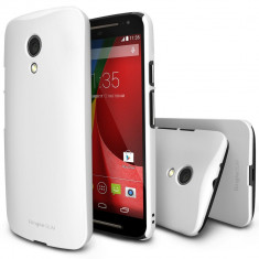 Husa Ringke SLIM ALB Motorola MOTO G 2nd gen 2014+BONUS folie Ringke Invisible Defender Screen Protector foto