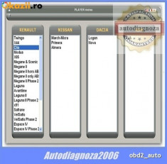Interfata diagnoza auto tester Renault Megane Dacia Logan - DTT2000 - Soft Full foto