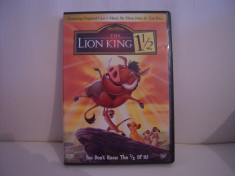 Vand dvd desene animate Lion King 1 1/2,pe 2 dvd,sistem NTSC,original,raritate! foto