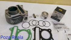 Kit Cilindru / Set motor + Segmenti + Piston Scuter Chinezesc Gy6 / 4T W STANDARD ( 65cc / 44mm ) foto