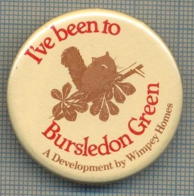 1945 INSIGNA - I&amp;#039;VE BEEN TO - BURSLEDON GREEN -A DEVELOPMENT BY WIMPEY HOMES - REGATUL UNIT AL MARII BRITANII -starea care se vede foto