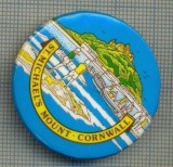 1942 INSIGNA - ST. MICHAEL&#039;S MOUNT - CORNWALL - REGATUL UNIT AL MARII BRITANII -starea care se vede