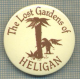 1989 INSIGNA - THE LOST GARDENS OF HELIGAN - REGATUL UNIT AL MARII BRITANII -starea care se vede