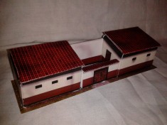Macheta istorica casa romana 1:72, seria arhitectura Roma, pentru diorama si hobby foto