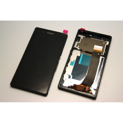 Display Sony Xperia Z C6603 C6602 L36h touchscreen lcd complet cu rama foto