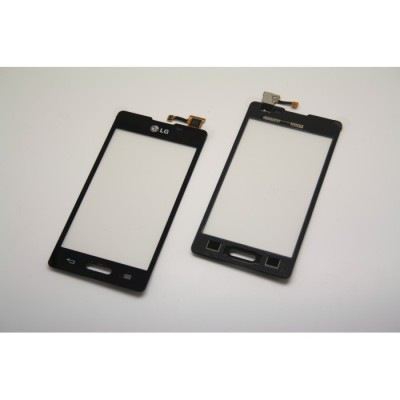 Touchscreen LG E460 Optimus L5 II negru foto