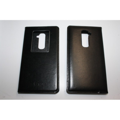 Husa Flip Cover S-View LG G2 neagra foto
