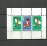 Surinam 1967 - JOCURI DE COPII, bloc nestampilat, T2