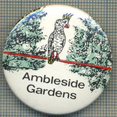 1953 INSIGNA - AMBLESIDE GARDENS - REGATUL UNIT AL MARII BRITANII -starea care se vede