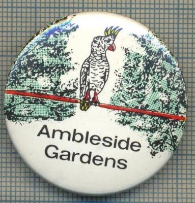 1953 INSIGNA - AMBLESIDE GARDENS - REGATUL UNIT AL MARII BRITANII -starea care se vede foto