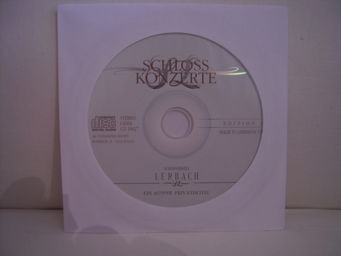 Vand cd audio Schloss Konzerte,original,raritate!-fara coperti