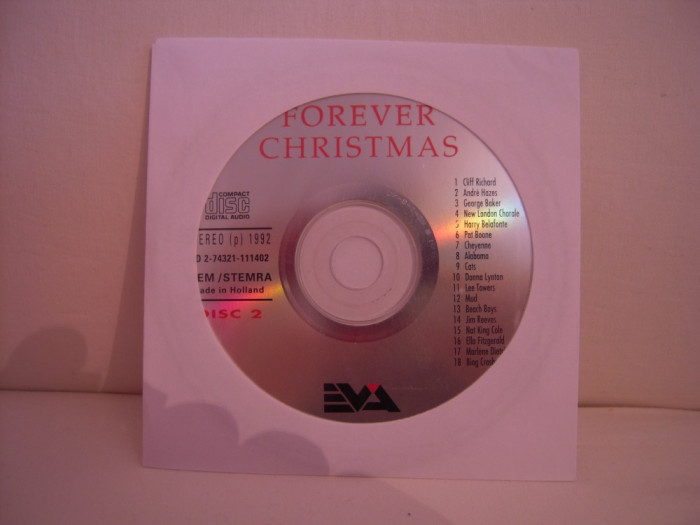 Vand cd audio Forever Christmas-disc 2,original,raritate!-fara coperti