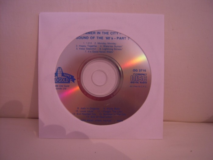 Vand cd Jukebox Collection,Summer in the City, Sound of The 60&#039;s,fara coperti