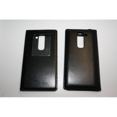 Husa Flip Cover S-View LG G2 Mini neagra foto