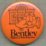 1985 INSIGNA - BENTLEY -WILDFOWL &amp; MOTOR MUSEUM - REGATUL UNIT AL MARII BRITANII - TEMATICA AUTOMOBILISTICA -starea care se vede
