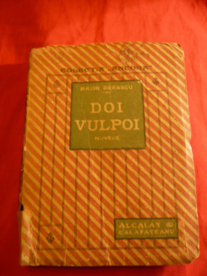 Maior Ghe. Braescu - Doi Vulpoi - Prima Ed. 1923 Ed. Alcalay si Calafeteanu foto