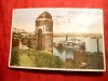 Ilustrata Belgrad - Portul de pe Sava , circulat 1930 , color, Circulata