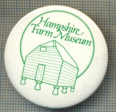 1979 INSIGNA - HAMPSHIRE FARM MUSEUM - REGATUL UNIT AL MARII BRITANII -starea care se vede foto