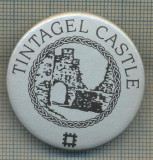 1957 INSIGNA - TINTANGEL CASTLE(CASTEL) - REGATUL UNIT AL MARII BRITANII -starea care se vede