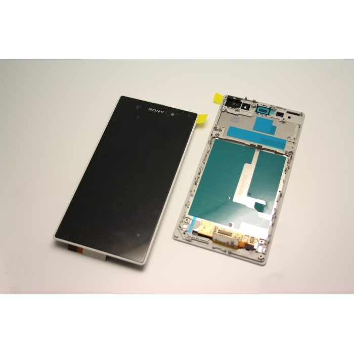 Display Sony Xperia Z1 C6902 C6903 L39h touchscreen lcd alb cu rama