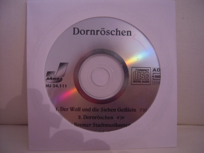 Vand cd audio Dornroschen,original,raritate!-fara coperti foto