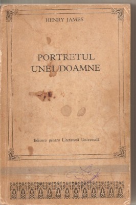 (C5692) PORTRETUL UNEI DOAMNE DE HENRY JAMES foto