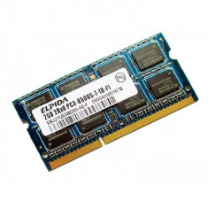 MEMORIE LAPTOP Elpida 2GB 1Rx8 PC3-8500S-7-10-F1 DDR3 foto