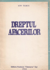 ION TURCU - DREPTUL AFACERILOR {1992, 319 p.} foto